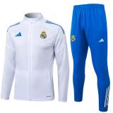 Chándal Real Madrid 2025/26- White II (Cremallera larga)